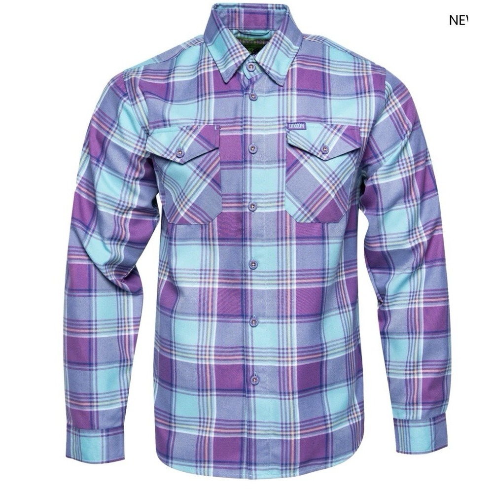 Dixxon Flannel The Redeemer Colorful Plaid Biker Men's 2X New In Bag With Tags